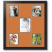 ArtToFrames Collage Photo Picture Frame with 1 - 5x6.5 and 4 - 4x5 Openings Framed in Black with Octoberfest and Black Mats (CDM-3926-106)