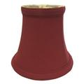 Royal Designs Inc. True Bell Clip On Chandelier Shade CS-201BUR-6 Burgundy 3 x 5 x 4.5 Pack of 6