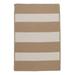 Colonial Mills Pershing Striped Indoor/Outdoor Doormats Sand - 26 x 40