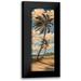 Brent Paul 11x24 Black Modern Framed Museum Art Print Titled - Palm Breeze II