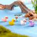 100 Pcs Tiny Ducks Set Decoration Realistic Shape Durable Resin Endearing Ducks for Christmas Birthday Party Children s Day