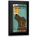 Fowler Ryan 11x18 Black Modern Framed Museum Art Print Titled - Labrador Brewing Co Boston