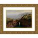 William Stanley Haseltine 24x18 Gold Ornate Framed and Double Matted Museum Art Print Titled - Natural Arch Capri (1856)