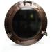 Nagina International Nautical Metal Crafted Coke Copper Finish Aluminum Porthole Mirror | Antique Pirate s Gift (24 Inches)