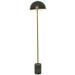 DecMode 14 W 62 H Metal Contemporary Floor Lamp Black 1-Piece