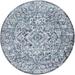 Artistic Weavers Monte Carlo Distressed Area Rug Navy 5 3 Round