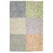 2 X 3 Rug Wool Colorful Modern Hand Tufted Scandinavian Geometric Small Carpet