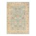 Hand-Knotted Wool Oriental Contemporary Light Blue Area Rug 6 2 x 8 7