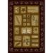 Milliken Signature Area Rug MEADOW DARK CHOCOLATE Meadow Dark Chocolate 5 4 x 7 8 Rectangle