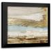 Kroeker Wendy 12x12 Black Modern Framed Museum Art Print Titled - Playa Secreto II