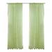 2 Panel Curtains Snowflakes Tulle Windows Panels Curtains for Bedroom Living Room Curtains