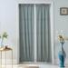 1 Panel Elegant Linen French Door Curtains Light Filtering Curtain Panel Rod Pocket Linen Panel for Glass Door with Tie-Back Privacy Assured Semi Sheer Door 25.2x72inches