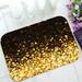 ABPHQTO Sparkling Golden Doormat Entrance Rug Area Rug Floor Mat Home Decor 23.5x16.7 Inch