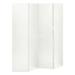 Suzicca 4-Panel Room Divider White 63 x70.9 Steel