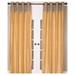 Silk Dupioni Top Pleat Curtain Panel - Ivory Taupe - 108 in.