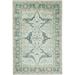 Hand Knotted 6x9 Vintage Oriental Oushak Ivory and Gray Wool Area Rug | TRDCP1569
