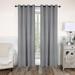 Superior Solid Blackout Curtain Set of 8 52 x 63 Silver