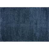 Ladole Rugs Solid Color Shaggy Meknes Durable Beautiful Turkish Indoor Area Rug Carpet in Blue 5x8 (5 3 x 7 6 160cm x 230cm)