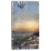 DESIGN ART Designart Colorful Dawn over Sea Watercolor Landscape Canvas Wall Art 16 in. wide x 32 in. high