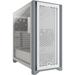 Corsair 4000D Airflow Mid-Tower ATX Desktop Case (White) CC-9011201-WW