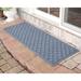 Matterly WaterHog Cordova Indoor Outdoor Door Mat Synthetics in Blue | Rectangle 1'8" x 5' | Wayfair 20326582260