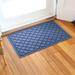 Matterly WaterHog Cordova Indoor Outdoor Door Mat Synthetics in Blue/Black | Rectangle 2' x 3' | Wayfair 20326610023