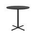 Correll, Inc. Correll 42 Round, 42 High Café Bistro & Break Room Table, Standing, Barstool Height Granite Thermal Fused Laminate Top, Cast Iron Base | Wayfair