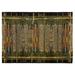 "Liora Manne Esencia Tribal Stripe Indoor/Outdoor Mat Green 1'7"" x 2'5"" - Trans Ocean ECN12805706"