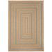 "Liora Manne Sahara Multi Border Indoor/Outdoor Rug Aruba 7'10"" Square - Trans Ocean SAHS8718594"