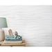 Innovera Decor by Palram Dunes 24" x 24" 3D Wall Panel in White (30-pack) Vinyl/PVC in Blue/White | 24 H x 24 W in | Wayfair 704514