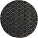 White 47 x 47 x 1.5 in Area Rug - Nourison Amore Southwestern Machine Woven Indoor/Outdoor Area Rug in Black | 47 H x 47 W x 1.5 D in | Wayfair