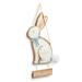 The Holiday Aisle® Happy Easter Bunny Spring Door Hanger Wood in Brown | 24 H x 12 W x 2 D in | Wayfair 35A267C828494C82A66F04D848A2F812