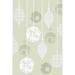 The Holiday Aisle® Cream Ornaments - Wrapped Canvas Graphic Art Canvas | 30 H x 20 W x 1.25 D in | Wayfair 0D482C40A33043AAAC98474133D759C9