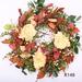 The Holiday Aisle® 24" Lighted Wreath Silk/Wood/Twig in Brown | 24 H x 24 W x 6 D in | Wayfair 6A977C7D74E340829E9BD16CE24B4DA5