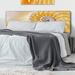 Highland Dunes Fienley Panel Headboard Upholstered/Polyester in Gray | 46 H x 62.5 W x 2 D in | Wayfair 751FFD6E0D9745338AAE21747AE49463