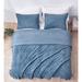 Mercer41 Grallon Microfiber Reversible Comforter Set Polyester/Polyfill/Microfiber in Blue | Queen Comforter + 2 Standard Shams | Wayfair