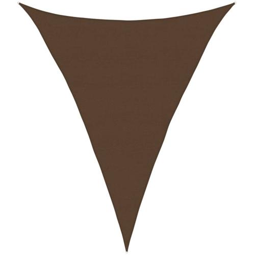 Sonnensegel，Sonnenschutzsegel 160 g/m² Braun 5x6x6 m HDPE vidaXL