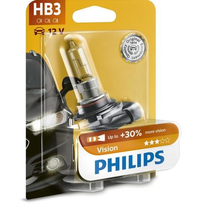 PHILIPS HB3 Vision 65W (1 Stk.) Glühlampe, Fernscheinwerfer,Glühlampe, Hauptscheinwerfer,Glühlampe, Nebelscheinwerfer,Gl