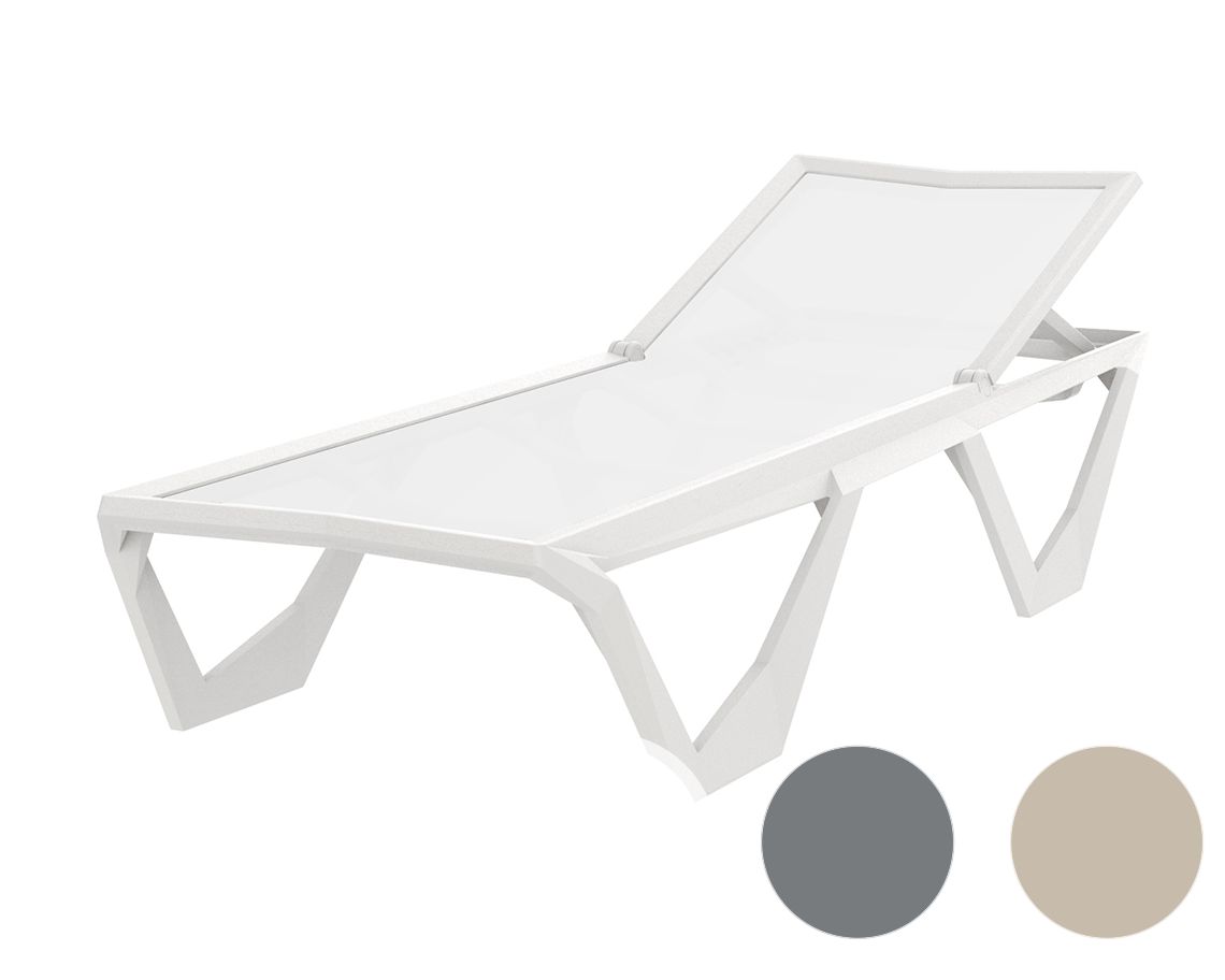 Vondom »VOXEL« Outdoor Sonnenliege Ecru