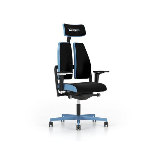 NowyStyl »Xilium G« Gaming Stuhl blau/schwarz blau/schwarz