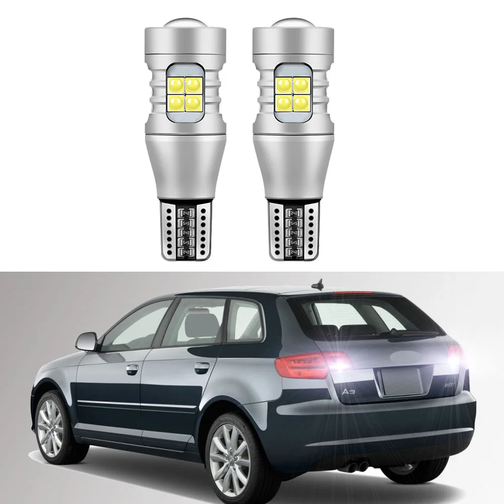 Ampoule de feu de recul LED Canbus pour Audi, barrage de secours, Audi A3 8P Sportback 2004-2013, 2 pièces