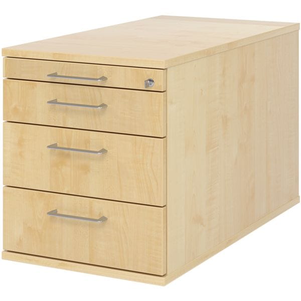 HAMMERBACHER Rollcontainer »Z-Line« mit klassischen Schubladen Ahorn, 42.8x51.2x80 cm Image