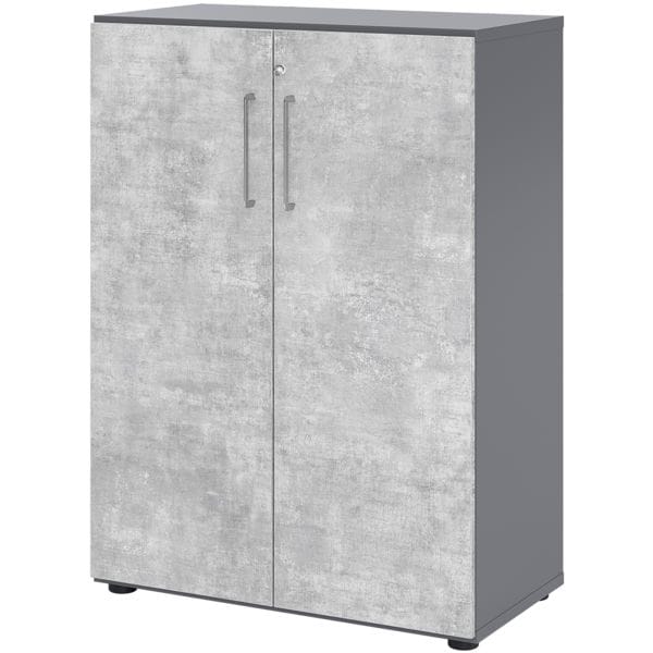 HAMMERBACHER Aktenschrank »Z-Line« 80 cm breit 3 OH grau, 80x110x42 cm