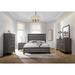 Coaster Furniture Watson Grey Oak and Black 4-piece Bedroom Set