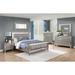 Coaster Furniture Leighton Metallic Mercury 5-piece Upholstered Bedroom Set