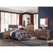 Coaster Furniture Sidney Rustic Pine 5-piece Panel Bedroom Set