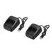 BF-888S Charger USB Plug Adapter for 888S Plus Two Way Radio Walkie-Talkie 2pcs - Black