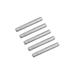 Fully Threaded Rod M4 x 25mm 0.7mm Pitch 304 Stainless Steel Right Hand 15Pcs - Silver Tone