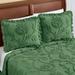 Soft & Luxurious Vine Ruffled Edge Vintage Chenille Pillow Sham