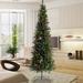 Artificial Slim Christmas Tree Pre-lit - 11.5inch/7.5ft